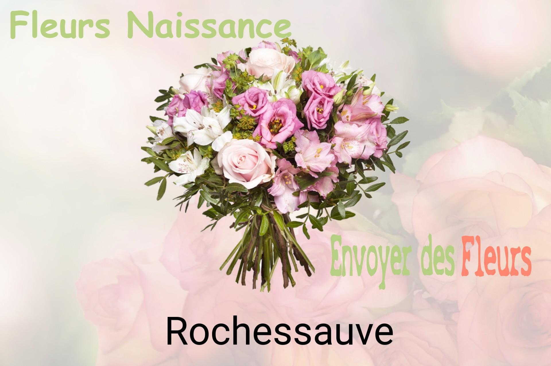 Bouquet de fleurs de naissance livré à Rochessauve